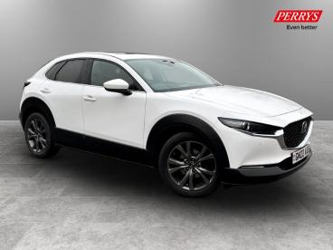 SPOTICAR Mazda Cx-30 2.0 E-skyactiv X Mhev Sport Lux Auto Euro 6 (s/s) Used Car - Suv Petrol White - Canterbury - 1200600434_1