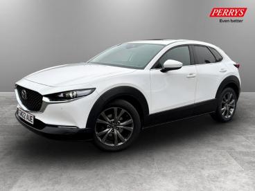 SPOTICAR Mazda Cx-30 2.0 E-skyactiv X Mhev Sport Lux Auto Euro 6 (s/s) Used Car - Suv Petrol White - Canterbury - 1200600434_3