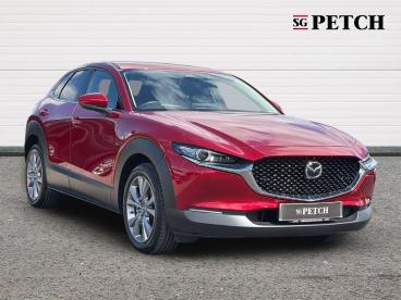 SPOTICAR Mazda Cx-30 2.0 E-skyactiv G Mhev Takumi Euro 6 (s/s) 5dr Used Car - Suv Petrol Red - Darlington - 1200614751_1