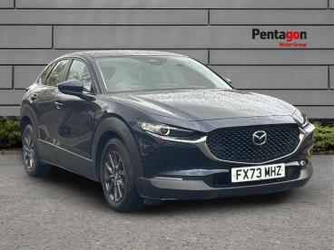 SPOTICAR Mazda Cx-30 2.0 E-skyactiv G Mhev Centre-line Euro 6 (s/s) 5dr Used Car - Suv Petrol Blue - Lincoln - 1200632294_1