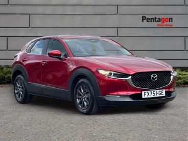 SPOTICAR Mazda Cx-30 2.5 E-skyactiv G Mhev Prime-line Euro 6 (s/s) 5dr Used Car - Suv Petrol Red - Lincoln - 1200634395_1