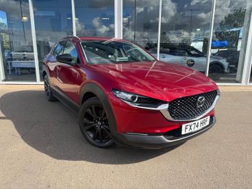 SPOTICAR Mazda Cx-30 2.0 E-skyactiv G Mhev Homura Auto Euro 6 (s/s) 5dr Used Car - Suv Petrol Red - Boston - 1200635935_1