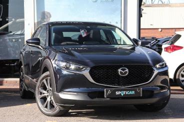 SPOTICAR Mazda Cx-30 2.0 E-skyactiv X Mhev Gt Sport Tech Euro 6 (s/s) 5 Used Car - Suv Petrol Blue - Bulkington - 1200638094_1