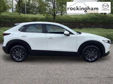 SPOTICAR Mazda Cx-30 2.0 E-skyactiv G Mhev Se-l Lux Euro 6 (s/s) 5dr Used Car - Suv Petrol White - Corby - 1200639952_3