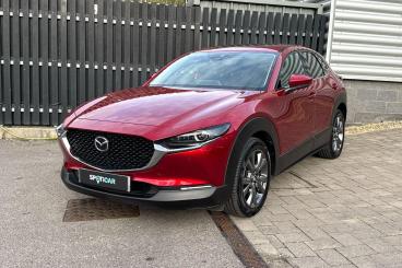 SPOTICAR Mazda Cx-30 2.0 E-skyactiv X Mhev Sport Lux Auto Euro 6 (s/s) Used Car - Suv Petrol Red - Swindon - 1200644591_3