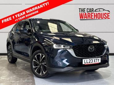 SPOTICAR Mazda Cx-5 2.0 E-skyactiv G Mhev Exclusive-line Euro 6 (s/s) Used Car - Suv Petrol Blue - Swansea - 1200609022_1