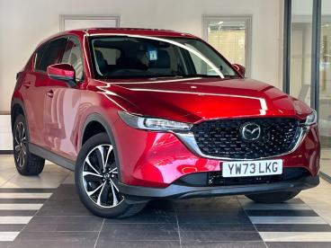 SPOTICAR Mazda Cx-5 2.0 E-skyactiv G Mhev Exclusive-line Auto Euro 6 ( Used Car - Suv Petrol Red - Peterborough - 1200622021_1