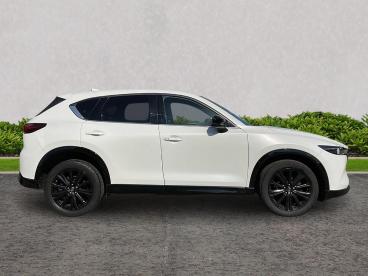 SPOTICAR Mazda Cx-5 2.0 E-skyactiv G Mhev Homura Auto Euro 6 (s/s) 5dr Used Car - Suv Petrol White - Ashford - 1200622942_5