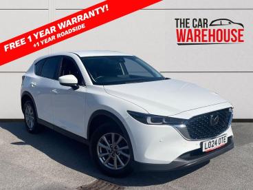 SPOTICAR Mazda Cx-5 2.0 E-skyactiv G Mhev Centre-line Euro 6 (s/s) 5dr Used Car - Suv Petrol White - Bridgend - 1200624633_1