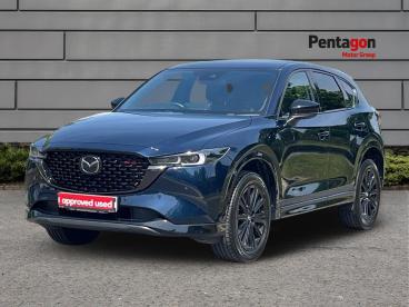 SPOTICAR Mazda Cx-5 2.0 E-skyactiv G Mhev Homura Auto Euro 6 (s/s) 5dr Used Car - Suv Petrol Blue - Lincoln - 1200632472_3