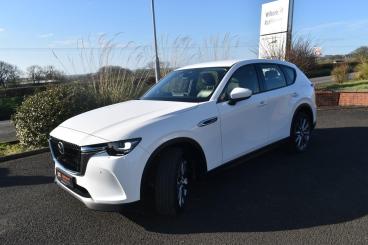 SPOTICAR Mazda Cx-60 2.5 E-skyactiv 17.8kwh Exclusive-line Auto 4wd Eur Used Car - Suv Plug-in Hybrid White - Ballymena County Antrim - 1200588445_2
