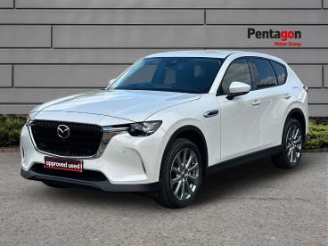 SPOTICAR Mazda Cx-60 2.5 E-skyactiv 17.8kwh Exclusive-line Auto 4wd Eur Used Car - Suv Plug-in Hybrid White - Lincoln - 1200632352_3