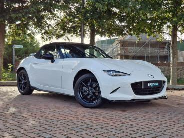 SPOTICAR Mazda Mx5 1.5 Skyactiv-g Prime-line Euro 6 (s/s) 2dr Used Car - Saloon Petrol White - Worthing - 1200542515_1