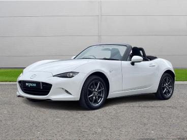 SPOTICAR Mazda Mx5 1.5 Skyactiv-g Se+ Euro 6 2dr Used Car - Saloon Petrol White - Selby - 1200554567_3