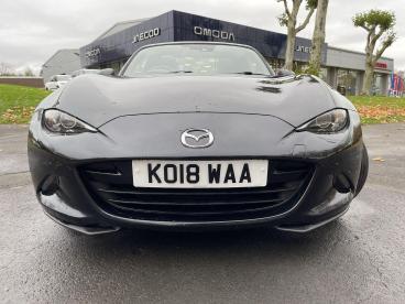 SPOTICAR Mazda Mx5 2.0 Skyactiv-g Sport Nav Euro 6 2dr Used Car - Saloon Petrol Black - Swansea - 1200556703_2