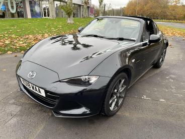 SPOTICAR Mazda Mx5 2.0 Skyactiv-g Sport Nav Euro 6 2dr Used Car - Saloon Petrol Black - Swansea - 1200556703_3