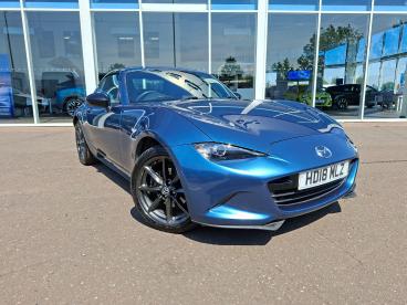 SPOTICAR Mazda Mx5 2.0 Skyactiv-g Sport Black Euro 6 2dr Used Car - Saloon Petrol Blue - Boston - 1200619778_1