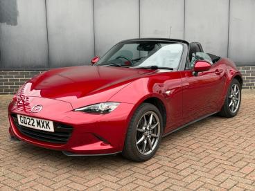 SPOTICAR Mazda Mx5 1.5 Skyactiv-g Sport Euro 6 (s/s) 2dr Used Car - Saloon Petrol Red - Norwich - 1200625313_2