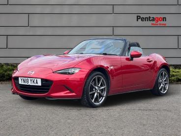 SPOTICAR Mazda Mx5 2.0 Skyactiv-g Sport Nav Euro 6 2dr Used Car - Saloon Petrol Red - Nottingham - 1200633715_3