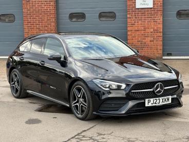 SPOTICAR Mercedes Cla 1.3 Cla200 Amg Line (executive) Shooting Brake 7g- Used Car - Estate Petrol Black - Billinghay - 1200539143_1