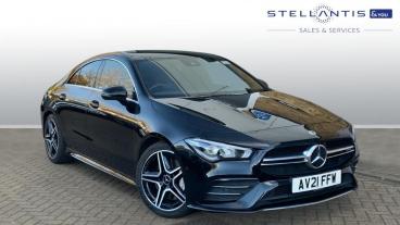 SPOTICAR Mercedes Cla 2.0 Cla35 Amg Coupe 7g-dct 4matic Euro 6 (s/s) 4dr Used Car - Saloon Petrol Blue - London - 1200562009_1