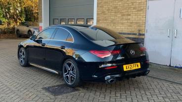 SPOTICAR Mercedes Cla 2.0 Cla35 Amg Coupe 7g-dct 4matic Euro 6 (s/s) 4dr Used Car - Saloon Petrol Blue - London - 1200562009_5
