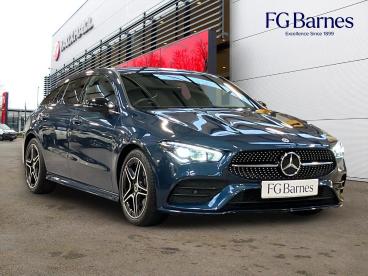 SPOTICAR Mercedes Cla 1.3 Cla180 Amg Line (executive) Shooting Brake 7g- Used Car - Estate Petrol Blue - Guildford - 1200568643_1