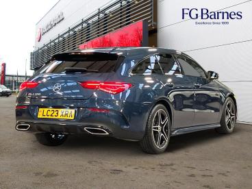 SPOTICAR Mercedes Cla 1.3 Cla180 Amg Line (executive) Shooting Brake 7g- Used Car - Estate Petrol Blue - Guildford - 1200568643_3