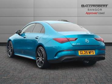 SPOTICAR Mercedes Cla 1.3 Cla180h Mhev Amg Line (premium) Coupe 7g-dct E Used Car - Saloon Hybrid Blue - Bangor - 1200576834_2