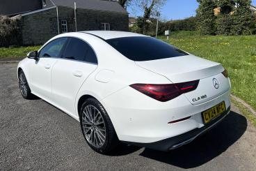 SPOTICAR Mercedes Cla 1.3 Cla180h Mhev Sport (executive) Coupe 7g-dct Eu Used Car - Saloon Hybrid White - Bridgend - 1200592371_3