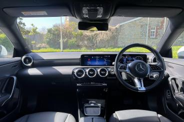 SPOTICAR Mercedes Cla 1.3 Cla180h Mhev Sport (executive) Coupe 7g-dct Eu Used Car - Saloon Hybrid White - Bridgend - 1200592371_4