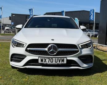 SPOTICAR Mercedes Cla 2.0 Cla220d Amg Line Coupe 8g-dct Euro 6 (s/s) 4dr Used Car - Saloon Diesel White - Darlington - 1200597273_2