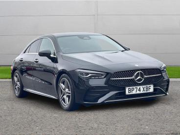 SPOTICAR Mercedes Cla 1.3 Cla200h Mhev Amg Line (executive) Coupe 7g-dct Used Car - Saloon Hybrid Black - Worksop - 1200612945_1