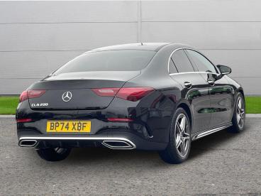 SPOTICAR Mercedes Cla 1.3 Cla200h Mhev Amg Line (executive) Coupe 7g-dct Used Car - Saloon Hybrid Black - Worksop - 1200612945_5