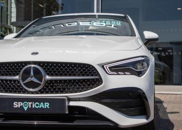 SPOTICAR Mercedes Cla 1.3 Cla180h Mhev Amg Line (executive) Coupe 7g-dct Used Car - Saloon Hybrid White - Aldershot - 1200625222_2