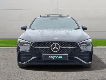 SPOTICAR Mercedes Cla 1.3 Cla180h Mhev Amg Line (premium Plus) Coupe 7g- Used Car - Saloon Hybrid Black - Selby - 1200626550_2