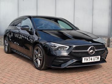 SPOTICAR Mercedes Cla 1.3 Cla200h Mhev Amg Line (executive) Shooting Bra Used Car - Estate Hybrid Black - Norwich - 1200630128_1