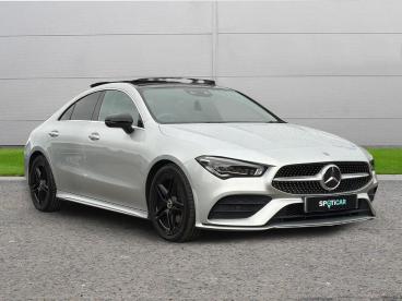 SPOTICAR Mercedes Cla 1.3 Cla180 Amg Line (premium Plus 2) Coupe 7g-dct Used Car - Saloon Petrol Silver - Selby - 1200633199_1
