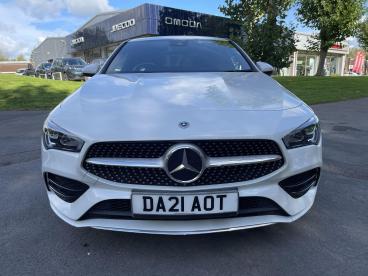 SPOTICAR Mercedes Cla 1.3 Cla200 Amg Line Coupe 7g-dct Euro 6 (s/s) 4dr Used Car - Saloon Petrol White - Swansea - 1200645057_2