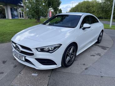 SPOTICAR Mercedes Cla 1.3 Cla200 Amg Line Coupe 7g-dct Euro 6 (s/s) 4dr Used Car - Saloon Petrol White - Swansea - 1200645057_3