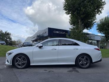 SPOTICAR Mercedes Cla 1.3 Cla200 Amg Line Coupe 7g-dct Euro 6 (s/s) 4dr Used Car - Saloon Petrol White - Swansea - 1200645057_5