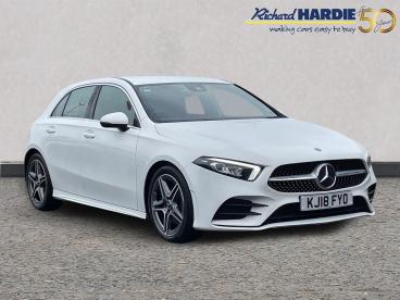 SPOTICAR Mercedes A Class Classe A 1.5 A180d Amg Line 7g-dct Euro 6 (s/s) 5dr Used Car - Saloon Diesel White - Ashington - 1200552401_1