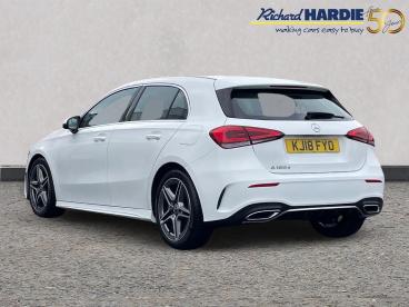 SPOTICAR Mercedes A Class Classe A 1.5 A180d Amg Line 7g-dct Euro 6 (s/s) 5dr Used Car - Saloon Diesel White - Ashington - 1200552401_2
