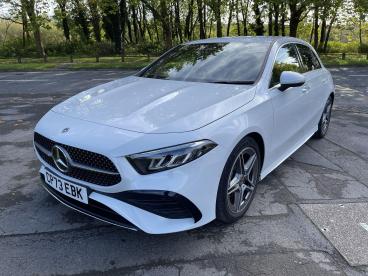 SPOTICAR Mercedes A Class Classe A 1.3 A180h Mhev Amg Line (executive) 7g-dct Euro 6 Used Car - Saloon Hybrid White - Swansea - 1200552919_3