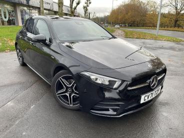 SPOTICAR Mercedes A Class Classe A 1.3 A180 Amg Line Edition (executive) 7g-dct Euro Used Car - Saloon Petrol Black - Swansea - 1200556303_1