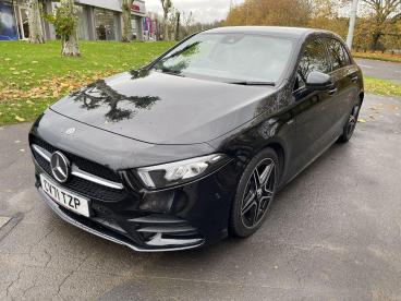 SPOTICAR Mercedes A Class Classe A 1.3 A180 Amg Line Edition (executive) 7g-dct Euro Used Car - Saloon Petrol Black - Swansea - 1200556303_3