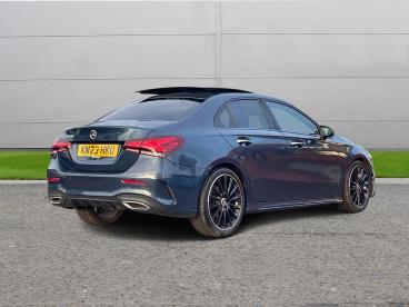 SPOTICAR Mercedes A Class Classe A 1.3 A200 Amg Line Night Edition (premium Plus) 7g- Used Car - Saloon Petrol Blue - Selby - 1200559589_5