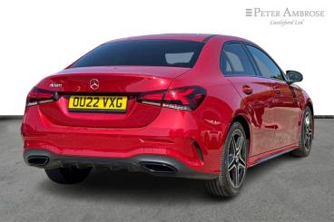 SPOTICAR Mercedes A Class Classe A 1.3 A180 Amg Line Edition (executive) 7g-dct Euro Used Car - Saloon Petrol Red - Castleford - 1200564887_3