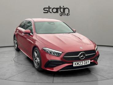 SPOTICAR Mercedes A Class Classe A 2.0 A200d Amg Line (executive) 8g-dct Euro 6 (s/s) Used Car - Saloon Diesel Red - Redditch - 1200569457_1