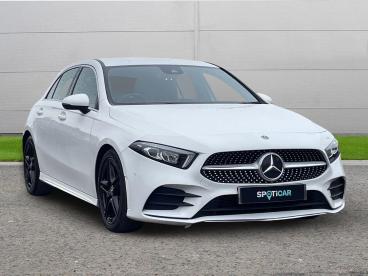 SPOTICAR Mercedes A Class Classe A 1.5 A180d Amg Line (executive) 7g-dct Euro 6 (s/s) Used Car - Saloon Diesel White - Selby - 1200573125_1